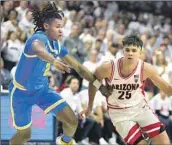  ?? UCLA’S Rick Scuteri Associated Press ?? Dylan Andrews, here guarding Arizona’s Kerr Kriisa on Jan. 21, can pester foes on defense.