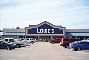  ?? Staff photo by Hunt Mercier ?? ■ Lowe’s was the Readers’ Choice for an Appliance Store and Insulation sales.