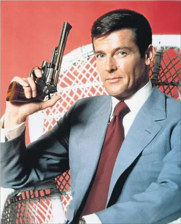  ?? [ Everett Collection ] ?? James Bond Roger Moore: Coolness gab es auch schon den 1970er und 1980er Jahren.