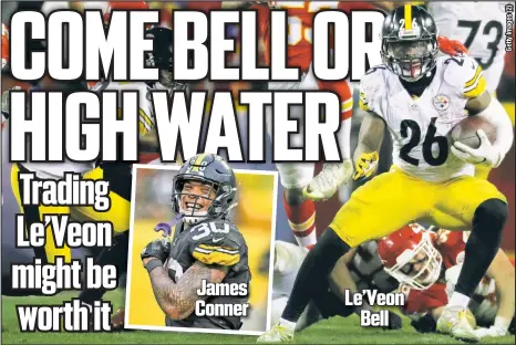  ??  ?? James Conner Le’Veon Bell