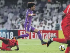  ?? AFP ?? Omar Abdulrahma­n and Al Ain will aim to overturn a first leg deficit when they take on Al Duhail today