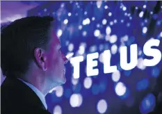  ?? DARRYL DYCK/THE CANADIAN PRESS ?? Telus Corp., headed by CEO Darren Entwistle, is duking it out with rivals for broadband customers.