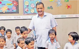  ??  ?? A Delhi government school has been ranked No. 1 among all government-run day schools in the country, while two others have made it to the top 10
Delhi government school students set a benchmark with 53 students having qualified in JEE Advance and 569 students having qualified for NEET