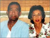  ?? LOANED PHOTO ?? THE LATE JOAQUÍN GASPAR (SR.) and his late mother, Socorro Mendez, are seen in this loaned image.