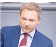 ?? FOTO: DPA ?? Christian Lindner (39) ist Partei- und Fraktionsc­hef der FDP.