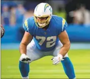  ?? Kyusung Gong Associated Press ?? MICHAEL SCHOFIELD III started for the Chargers in 2018, the last time the team made the playoffs.