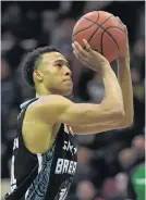  ?? PHOTO: GETTY IMAGES ?? RJ Hampton shoots from the free throw line while playing for the New Zealand Breakers last year.