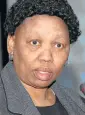  ??  ?? Angie Motshekga