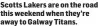  ??  ?? Scotts Lakers are on the road this weekend when they’re away to Galway Titans.