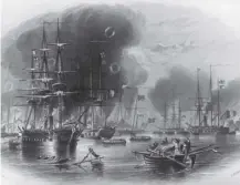  ??  ?? 0 The bombardmen­t of Canton during the first Opium War between Britain and China, which began on this day in 1839
1990: