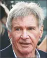  ?? ROB GRIFFITHS / AP ?? Harrison Ford, who mistakenly landed his plane on a taxiway in Southern California earlier this year.