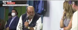  ?? (Doc BFMTV) ?? Invité à ces journées, le garde des Sceaux Eric Dupond-Moretti est venu débattre avec les écologiste­s, annonçant notamment qu’il était « contre la chasse à la glu ».