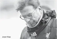  ??  ?? Jurgen Klopp