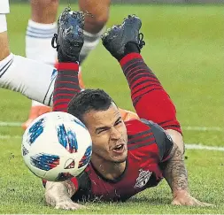  ?? STEVE RUSSELL/TORONTO STAR ?? Toronto FC forward Sebastian Giovinco says the team, which is struggling in MLS play, needs to “change everything.”