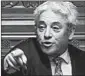  ?? HOUSE OF COMMONS/AP ?? Commons Speaker John Bercow blocked a Monday vote on the Brexit plan.