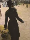  ?? ?? A spasso. Giuseppe De Nittis, «Signora con il cane»