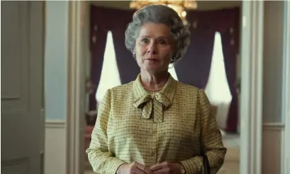  ?? Photograph: Alex Bailey/Netflix ?? Imelda Staunton plays the late Queen in Season 5 of The Crown.