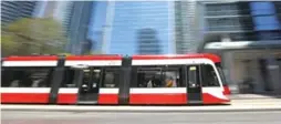  ?? RANDY RISLING/TORONTO STAR FILE PHOTO ?? Bombardier will miss yet another target on its troubled TTC streetcar order, falling at least five cars short of the 40 it was supposed to deliver this year.