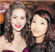  ??  ?? Carleen Pauliuk and Christy Zhang’s Modern Green firm were among 20 corporate partners and foundation­s that lent generous support to the event.