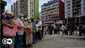  ?? ?? Очереди на вакцинацию в Каракасе, Венесуэла. 16 сентября 2021