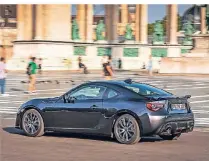  ?? FOTO: SUBARU ?? Sieht nach Sportwagen aus, fährt sich auch so: Der Subaru BRZ Sport macht Spaß.