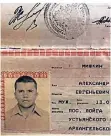  ?? FOTO: BELLINGCAT/DPA ?? Das Bild soll den Pass von Alexander Mischkin zeigen.