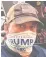  ??  ?? Trump supporter Mickey McNamara, doesn’t find it ironic to be masked up.