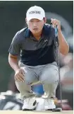  ?? — AFP ?? Kang Sung-hoon is on top at the Houston Open.