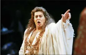  ?? DWAYNE NEWTON — THE ASSOCIATED PRESS ?? In this file photo, Placido Domingo performs in the San Francisco Opera’s production of “Herodiade” in San Francisco.