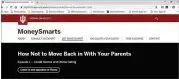  ?? CONTRIBUTE­D ?? The Indiana University System created podcasts explaining to students responsibl­e borrowing practices to avoid leaving college with big debt. This one is titled “How Not to Move Back in With Your Parents.”