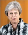  ??  ?? Ένα δύσκολο επτάμηνο περιμένει την πρωθυπουργ­ό της Βρετανίας Tερέζα Μέι