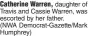  ?? (NWA Democrat-Gazette/Mark Humphrey) ?? Catherine Warren, daughter of Travis and Cassie Warren, was escorted by her father.