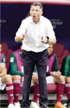  ?? | GETTY IMAGES ?? Juan Carlos Osorio dirigió por tres años a la Selección mexicana.