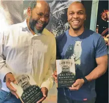  ?? Supplied ?? DR PALI Lehohla (left) with Quinton Fortune at the Nelson Mandela Foundation. |