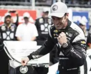  ?? CHRIS YOUNG/THE CANADIAN PRESS ?? Simon Pagenaud, who’s never won in Toronto, will start today’s Honda Indy from the pole position at Exhibition Place.