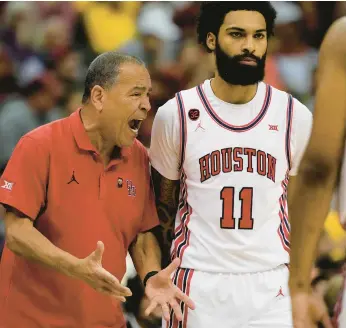  ?? CHARLIE RIEDEL/AP ?? Despite losing in the Big 12 title game, coach Kelvin Sampson’s Houston Cougars are a good bet to win it all.