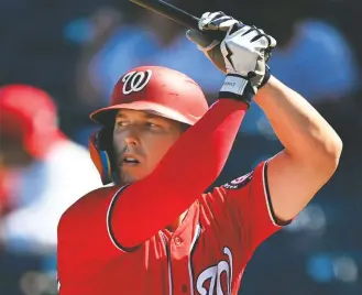 ?? John Mcdonnell/the Washington POST ?? “I’ve learned I can be there for guys and care for them,” Nationals outfielder Corey Dickerson said.