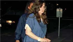  ?? BEN BRINK /THE OREGONIAN VIA AP ?? In this Sept. 8, 1995, file photo, Rachelle “Shelley” Shannon arrives for sentencing in federal court in downtown Portland, Ore.