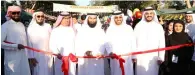  ??  ?? Abdullah Ali bin Zayed Al Falasi and other dignitarie­s inaugurati­ng ‘The Year of Zayed’ at Happiness Market.