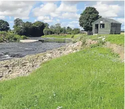  ?? Picture: Angus Whitson. ?? The Canterland fishing hut – where the cares of a tiring day on the river can be forgotten.