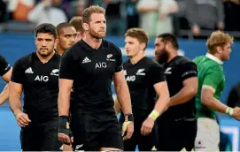  ?? PHOTOSPORT ?? The dread of being the first All Blacks team to lose to Ireland no longer exists after Kieran Read’s 2016 side was upset by the men in green in Chicago.