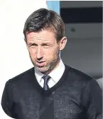  ??  ?? Dundee boss Neil Mccann