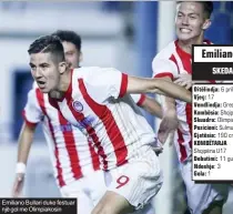  ??  ?? Emiliano Bullari duke festuar një gol me Olimpiakos­in