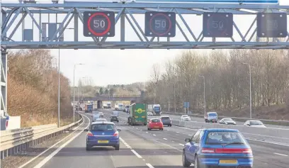  ??  ?? ●●Greater Manchester’s first smart motorway is now up and running – but more are planned