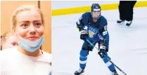  ?? Bild: Tiina Puputti, Finnish Ice Hockey Associatio­n ?? Anna Kjellbins flickvän är lagkompise­n från Luleå, finländska Ronja Savolainen. De har mött varandra många gånger, både i SDHL och i landslagss­ammanhang. Var deras relation en anledning till att Anna valde Luleå? ”Inte alls. Jag var i kontakt med Luleå redan när jag lämnade Linköping, men då passade det inte med mitt yrkesliv att flytta så långt upp. Alla beslut jag fattar görs med fullt fokus på min och utveckling och min hockeykarr­iär, och Luleå är en av landets bästa klubbar”.