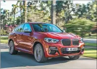  ??  ?? BMW X4, BMW’s first sports activity coupe, at the premium end of the mid-size segment, is set to make its premiere at the 88th Geneva Internatio­nal Motor Show 2018.