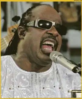  ?? PHOTO: AP ?? Stevie Wonder called off a Los Angeles concert to raise money for families of fallen IDF soldiers last week. “Given the current and very delicate situation in the Middle East, I will not be performing,” said Mr Wonder