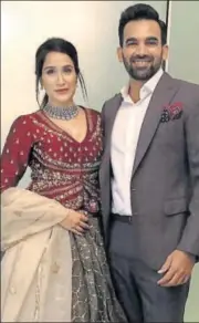  ?? PHOTO: INSTAGRAM/SAGARIKAGH­ATGE ?? Actor Sagarika Ghatge and cricketer Zaheer Khan got married in November 2017