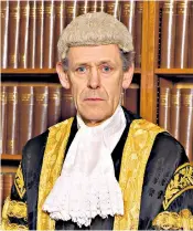  ??  ?? Toulson: courts must ‘live in the world as it is’ to maintain respect for the law