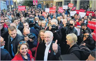  ??  ?? CORBYNISTA­S: Support for the Labour Party and its leader have taken an ugly turn